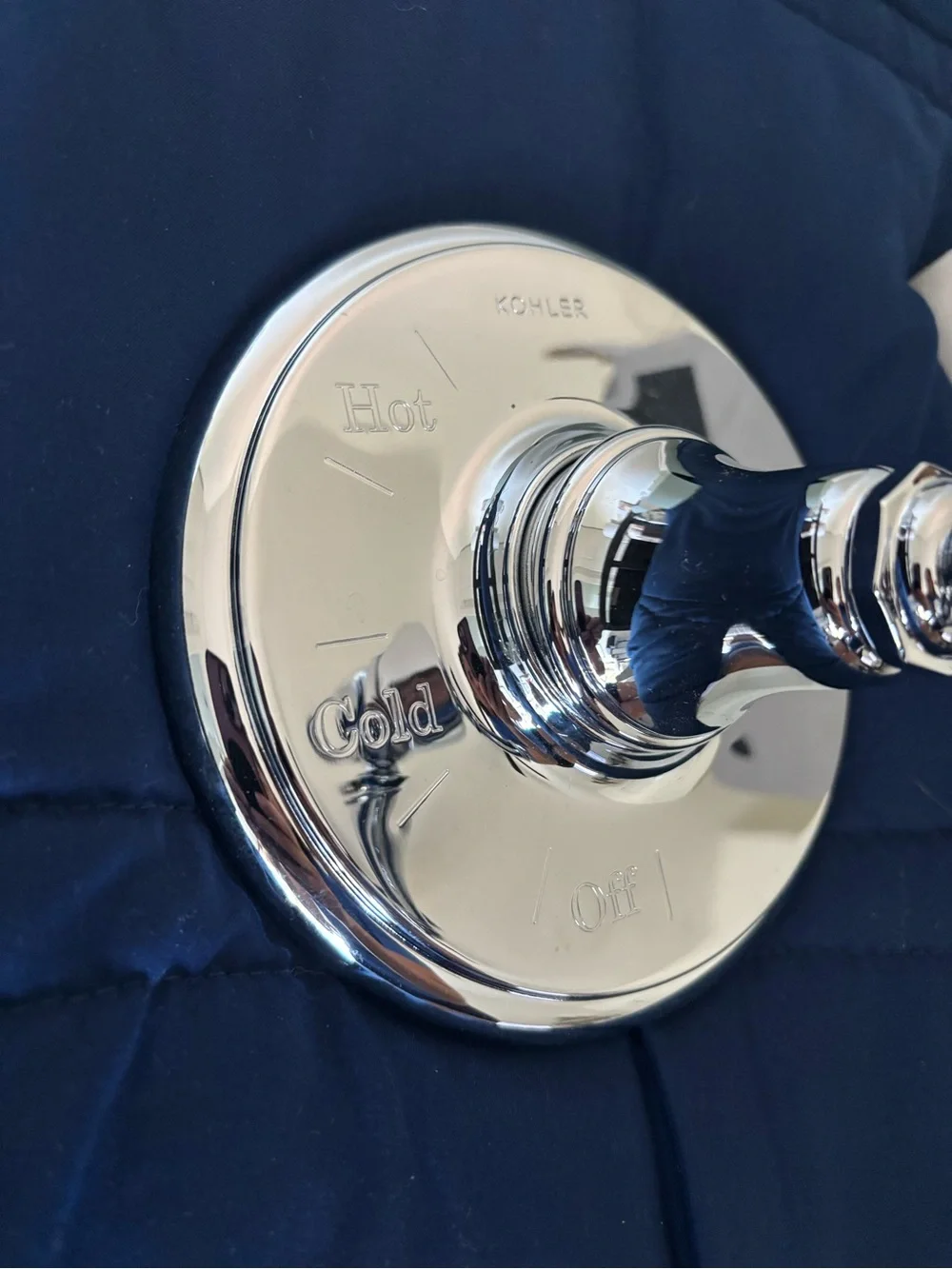 Kohler Chrome Single-Handle Shower Valve Trim in Silver